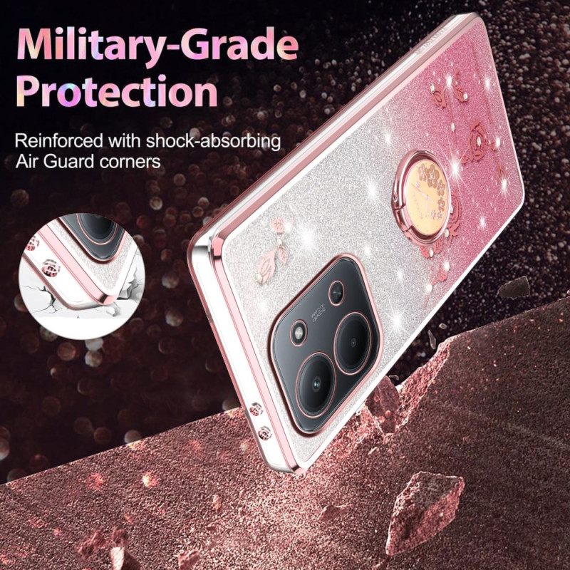 Κάλυμμα Poco C85 Βάση Δαχτυλιδιού Kadem Για Λουλούδια