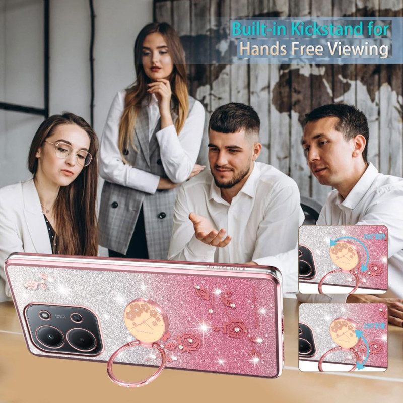 Κάλυμμα Poco C85 Βάση Δαχτυλιδιού Kadem Για Λουλούδια