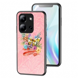 Κάλυμμα Poco C85 Θήκες Κινητών Πεταλούδα Από Σκληρυμένο Γυαλί