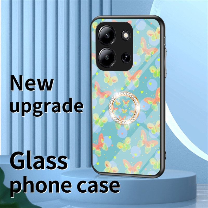 Κάλυμμα Poco C85 Θήκες Κινητών Πεταλούδα Από Σκληρυμένο Γυαλί