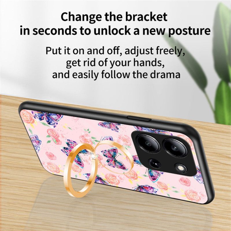 Κάλυμμα Poco C85 Θήκες Κινητών Πεταλούδα Από Σκληρυμένο Γυαλί