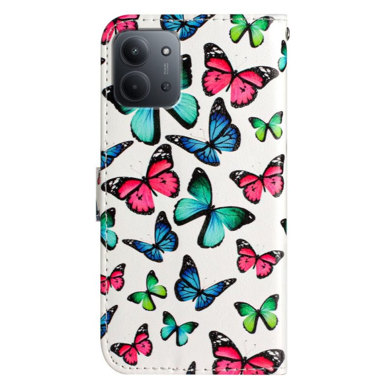 Θηκη Κινητου Poco C85 Θήκες Κινητών Πολύχρωμες Πεταλούδες