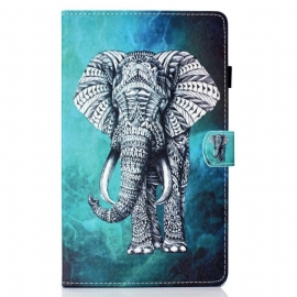 δερματινη θηκη Samsung Galaxy Tab S6 Lite Φυλετικός Ελέφαντας
