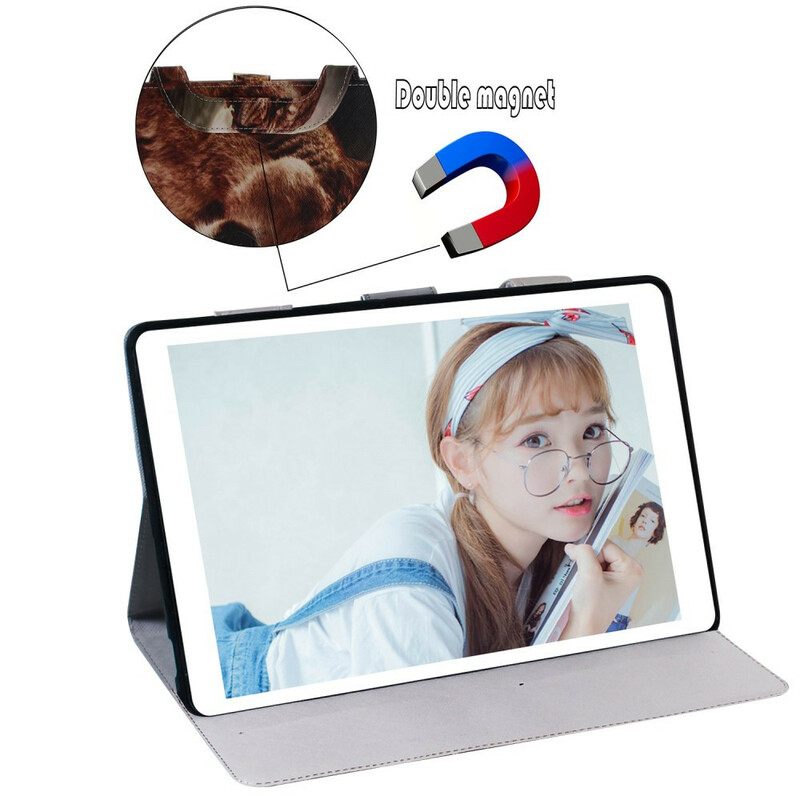 Κάλυμμα Samsung Galaxy Tab S6 Lite Λιοντάρι Με Λαβή