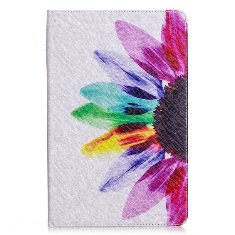 Θήκη Flip Samsung Galaxy Tab S6 Lite Ακουαρέλα Λουλούδι