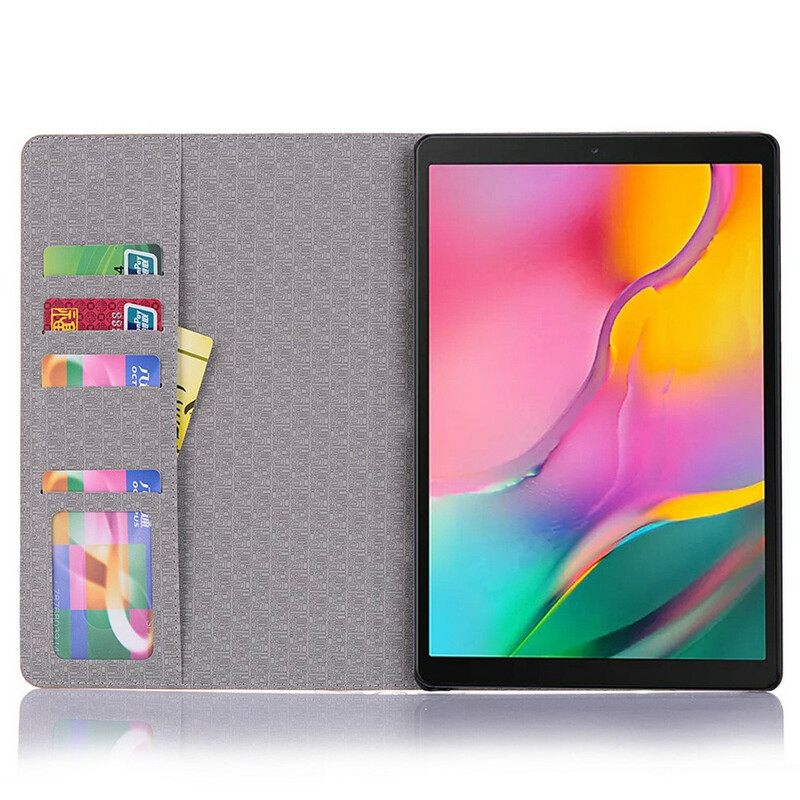 Θήκη Flip Samsung Galaxy Tab S6 Lite Vintage Χάρτης