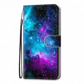 δερματινη θηκη Samsung Galaxy S21 Ultra 5G Κοσμικός Ουρανός