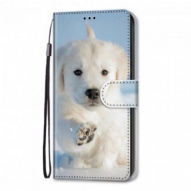 δερματινη θηκη Samsung Galaxy S21 Ultra 5G Χαριτωμένος Σκύλος