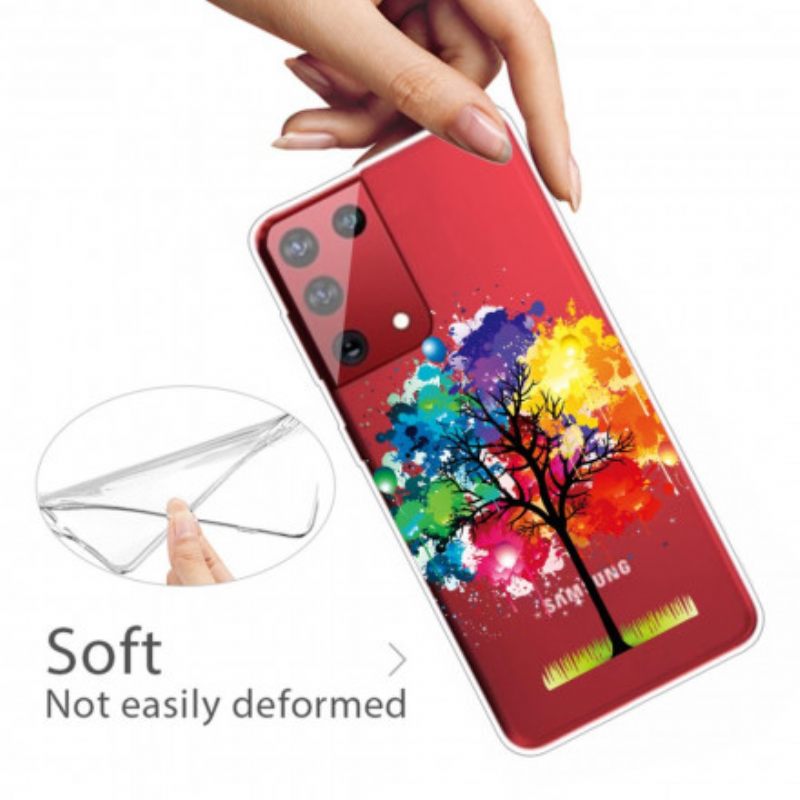θηκη κινητου Samsung Galaxy S21 Ultra 5G Δέντρο Ακουαρέλας