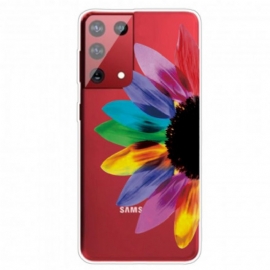 Θήκη Samsung Galaxy S21 Ultra 5G Πολύχρωμο Λουλούδι