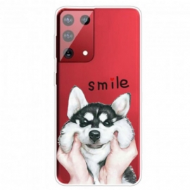 Θήκη Samsung Galaxy S21 Ultra 5G Smile Dog
