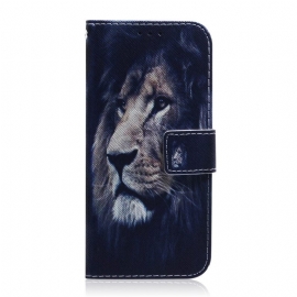 δερματινη θηκη Samsung Galaxy A13 5G Ονειρεύεται Λιοντάρι