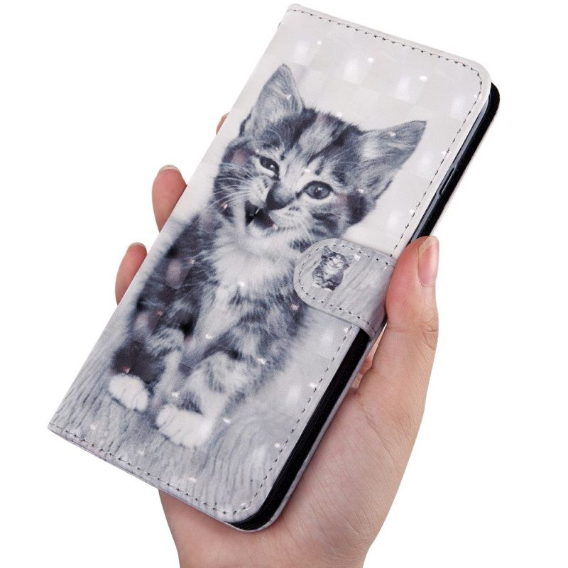 Κάλυμμα Samsung Galaxy A13 5G Ασπρόμαυρη Γάτα
