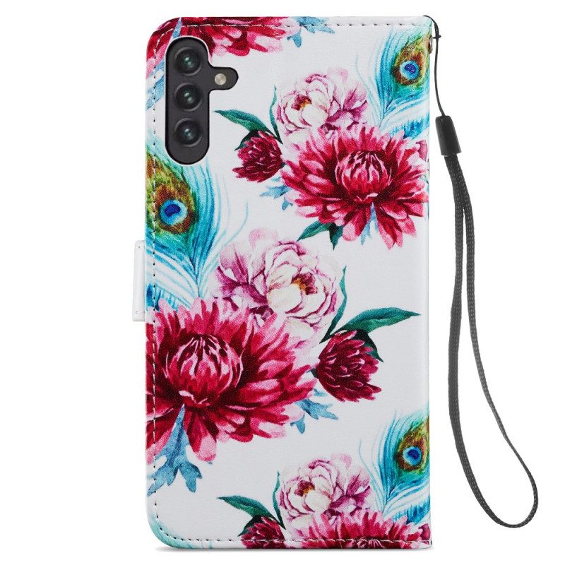 Κάλυμμα Samsung Galaxy A13 5G Έντονα Λουλούδια