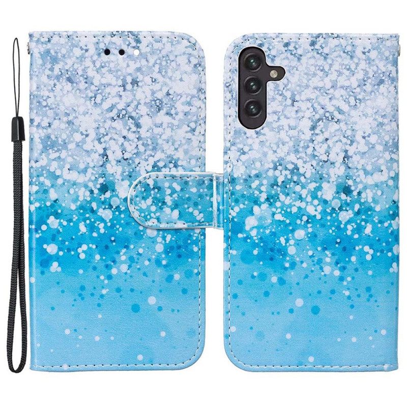 Κάλυμμα Samsung Galaxy A13 5G Μπλε Πούλιες Με Κλίση