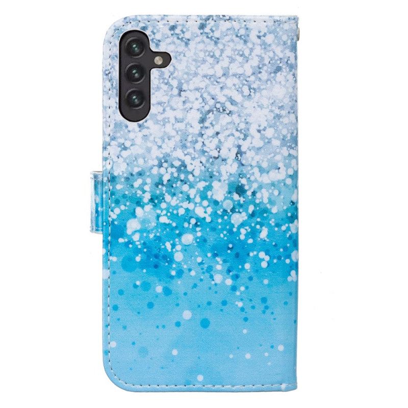 Κάλυμμα Samsung Galaxy A13 5G Μπλε Πούλιες Με Κλίση