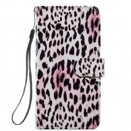 Θήκη Flip Samsung Galaxy A13 5G Leopard Print