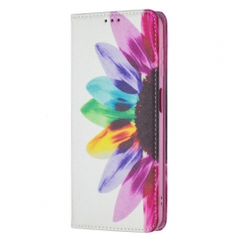 θηκη κινητου Samsung Galaxy A13 5G Θήκη Flip Λουλούδι Ακουαρέλας