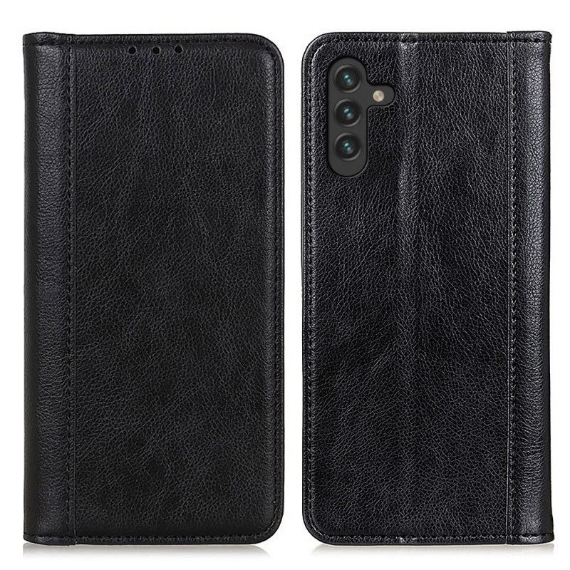 θηκη κινητου Samsung Galaxy A13 5G Θήκη Flip Lychee Split Leather Elegance