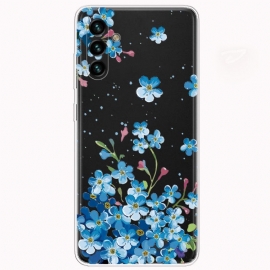 Θήκη Samsung Galaxy A13 5G Μπλε Λουλούδια