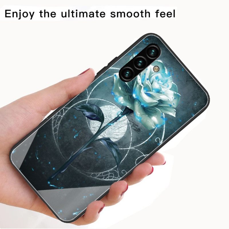 Θήκη Samsung Galaxy A13 5G Ροζ Πράσινο Tempered Glass