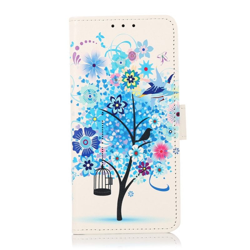 δερματινη θηκη Huawei Nova 9 / Honor 50 Ανθισμένο Δέντρο