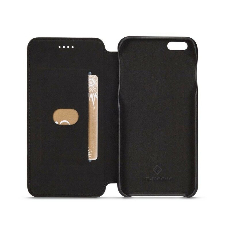 θηκη κινητου iPhone 6 / 6S Θήκη Flip Lc.imeeke Leather Effect