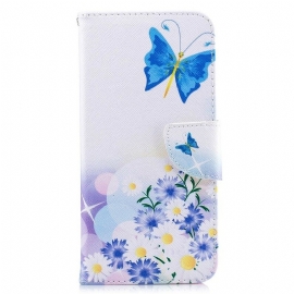 Κάλυμμα Huawei P Smart Plus Ζωγραφισμένες Πεταλούδες Και Λουλούδια