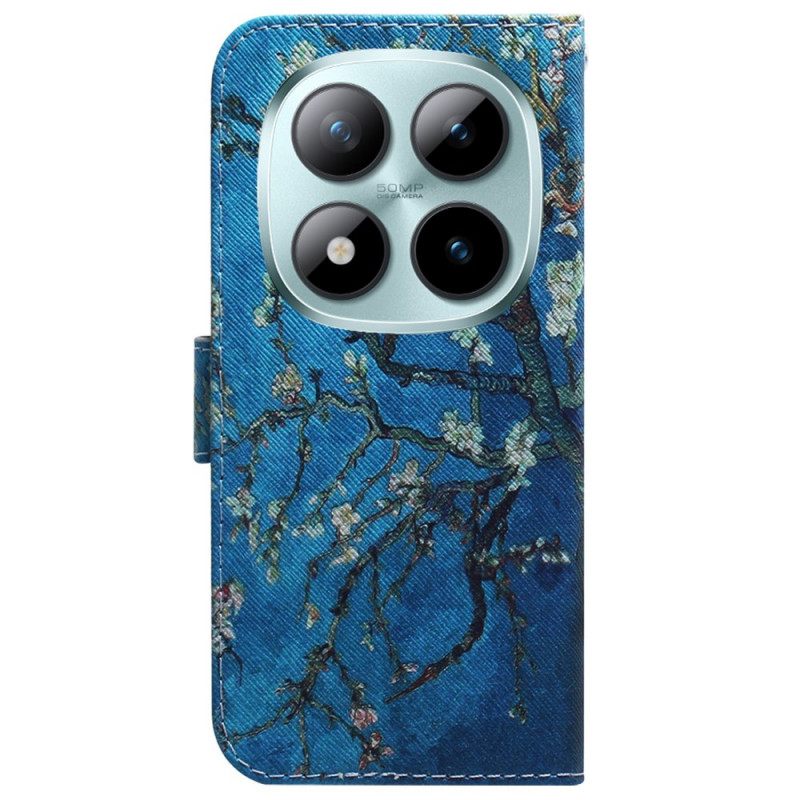 Δερματινη Θηκη Xiaomi Redmi Note 15 Pro 5g Άνθη Βερίκοκου