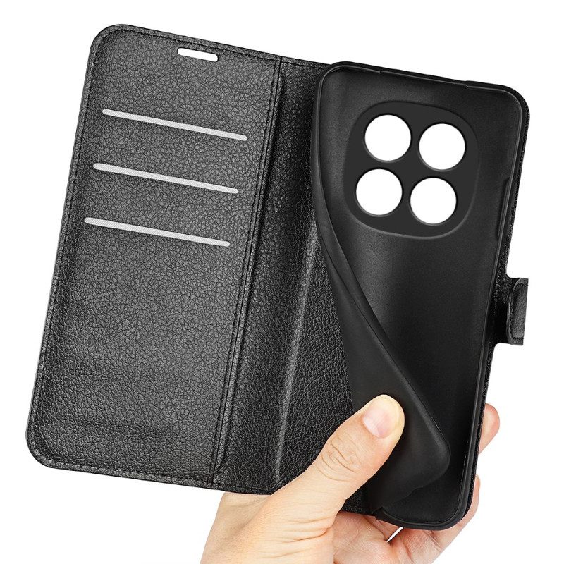 Δερματινη Θηκη Xiaomi Redmi Note 15 Pro 5g Δέρμα Λίτσι Σιλικόνης