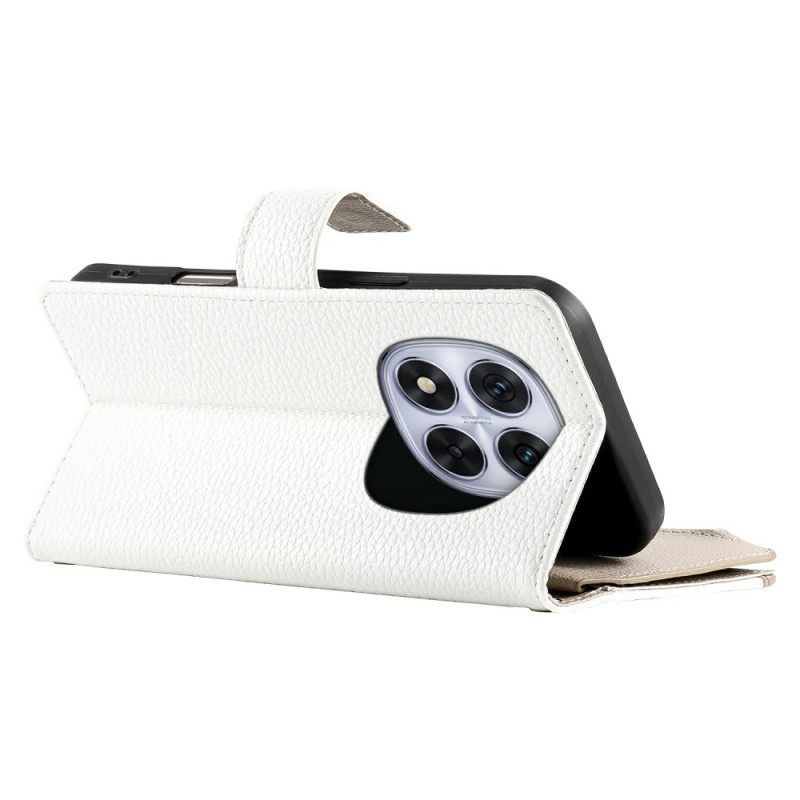 Δερματινη Θηκη Xiaomi Redmi Note 15 Pro 5g Δίχρωμο Λουράκι Και Λουράκι Ώμου