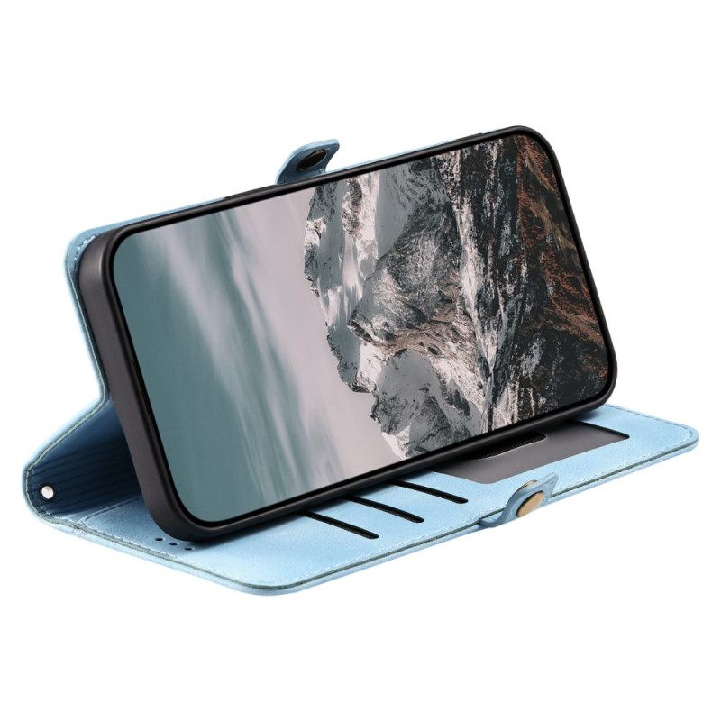 Δερματινη Θηκη Xiaomi Redmi Note 15 Pro 5g Εφέ Σουέτ Μάνταλα Σιλικόνης