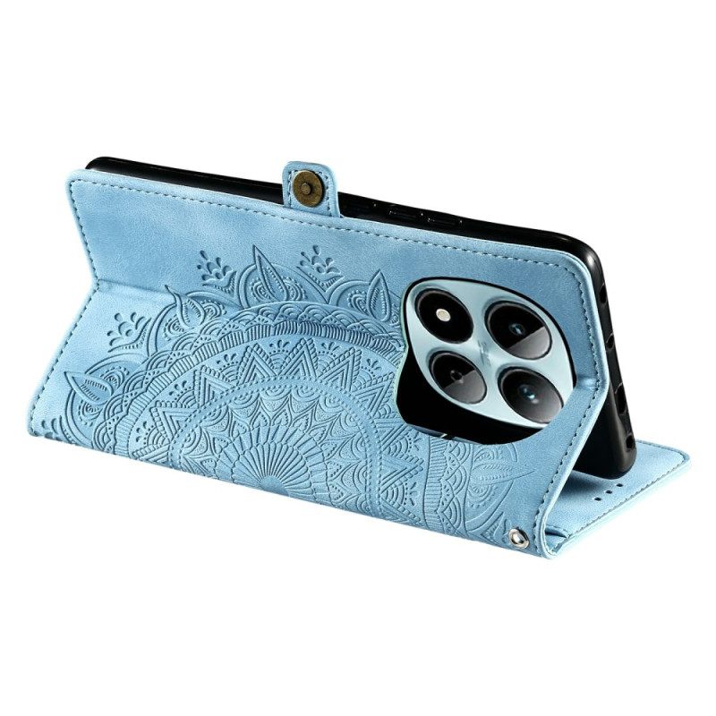 Δερματινη Θηκη Xiaomi Redmi Note 15 Pro 5g Εφέ Σουέτ Μάνταλα Σιλικόνης