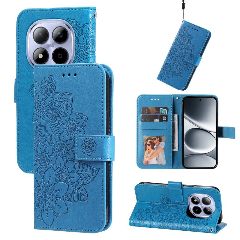 Δερματινη Θηκη Xiaomi Redmi Note 15 Pro 5g Εκτύπωση Μάνταλα Σιλικόνης