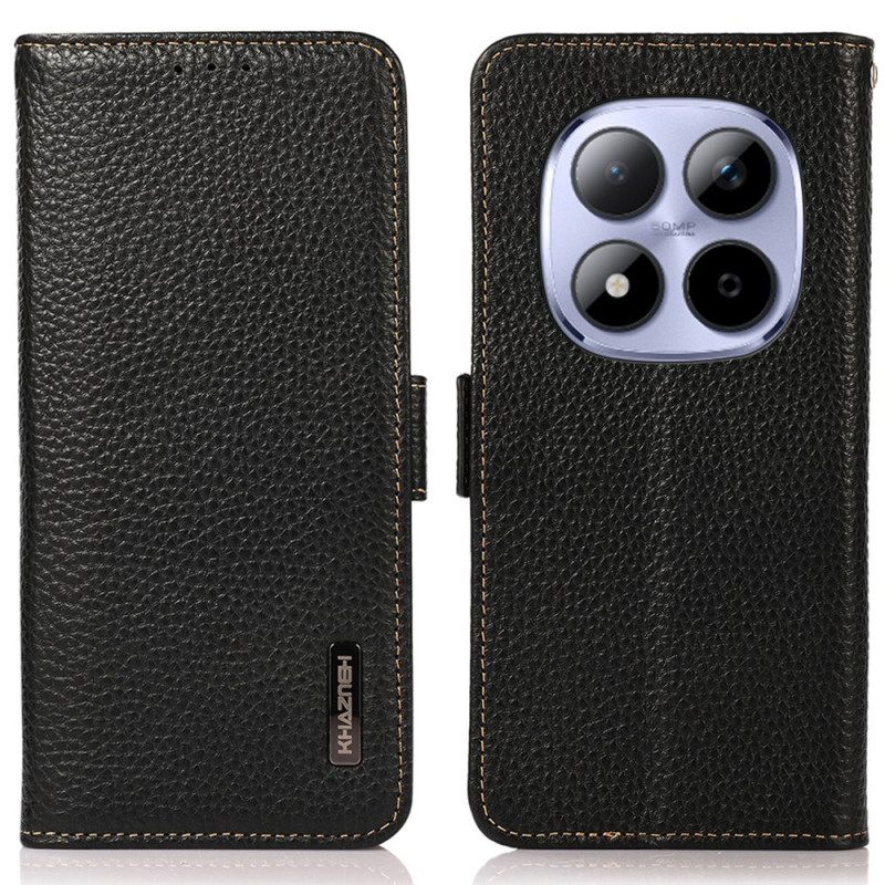 Δερματινη Θηκη Xiaomi Redmi Note 15 Pro 5g Γνήσιο Δέρμα Khazneh Σιλικόνης