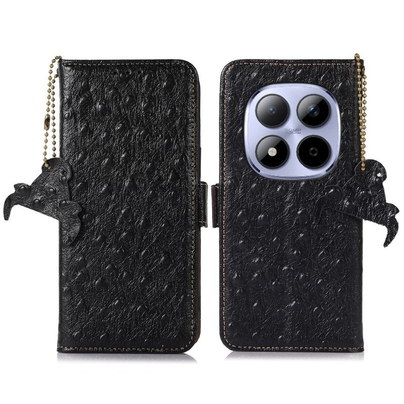 Δερματινη Θηκη Xiaomi Redmi Note 15 Pro 5g Γνήσιο Δέρμα Με Υφή