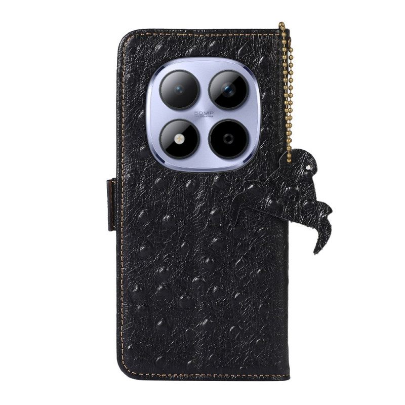 Δερματινη Θηκη Xiaomi Redmi Note 15 Pro 5g Γνήσιο Δέρμα Με Υφή