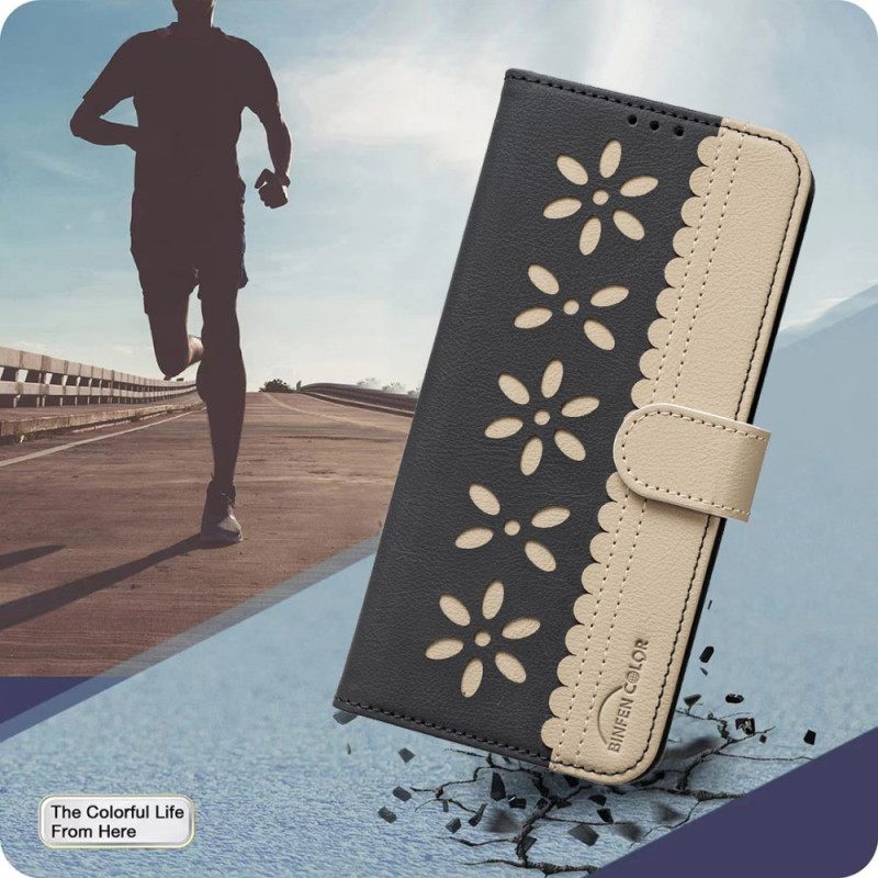 Δερματινη Θηκη Xiaomi Redmi Note 15 Pro 5g Λουλουδάτο Μοτίβο Binfen Color