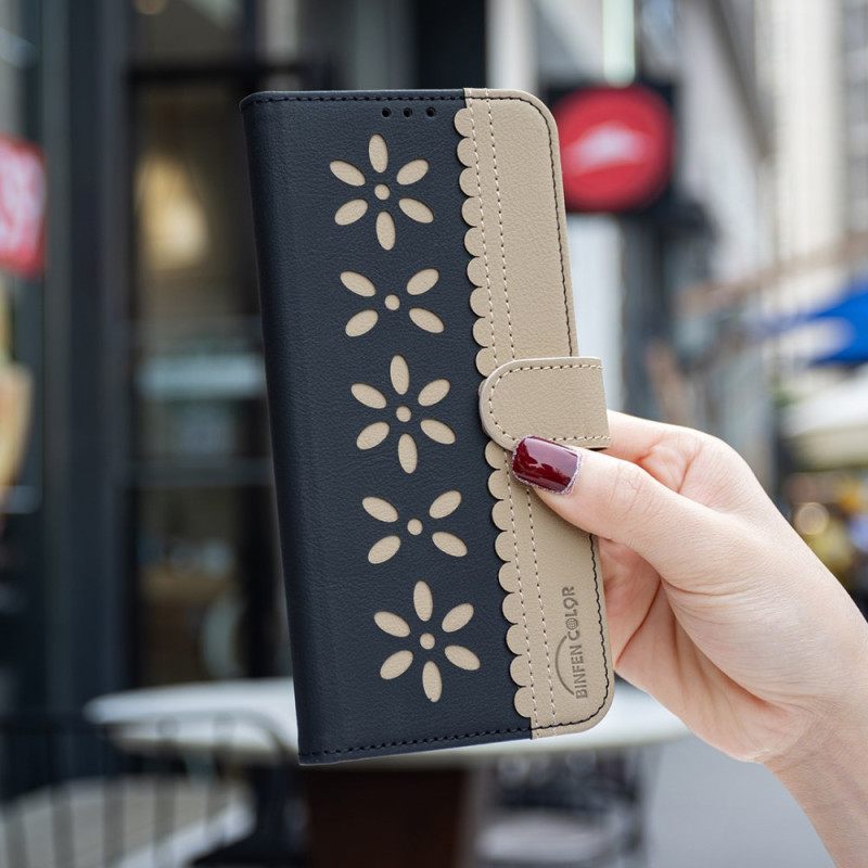 Δερματινη Θηκη Xiaomi Redmi Note 15 Pro 5g Λουλουδάτο Μοτίβο Binfen Color