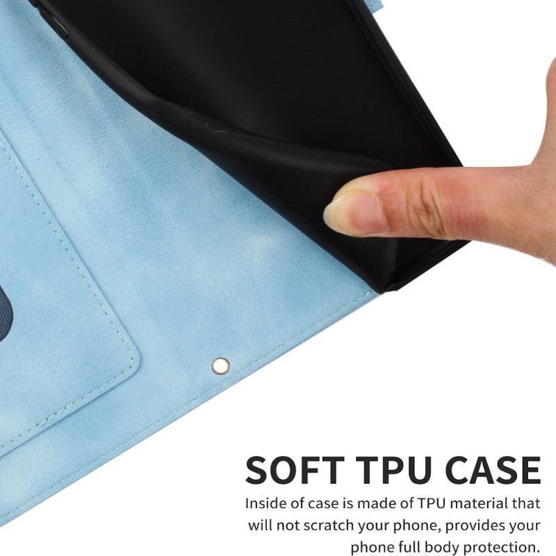 Δερματινη Θηκη Xiaomi Redmi Note 15 Pro 5g Λουλουδάτο Μοτίβο Με Λουράκι