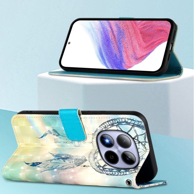 Δερματινη Θηκη Xiaomi Redmi Note 15 Pro 5g Ονειροπαγίδα Με Ακουαρέλα