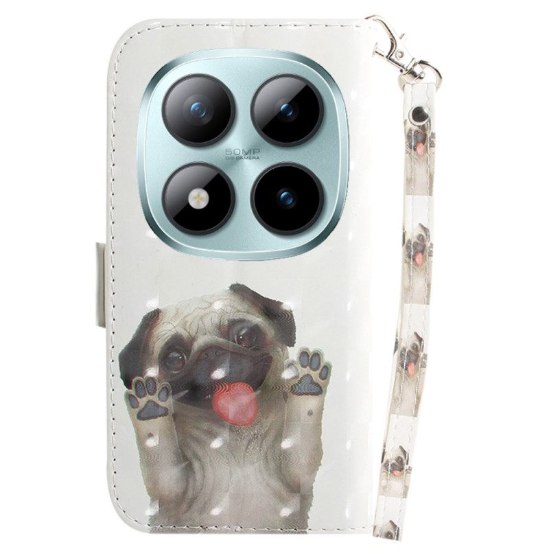 Δερματινη Θηκη Xiaomi Redmi Note 15 Pro 5g Παγκ Με Λουράκια