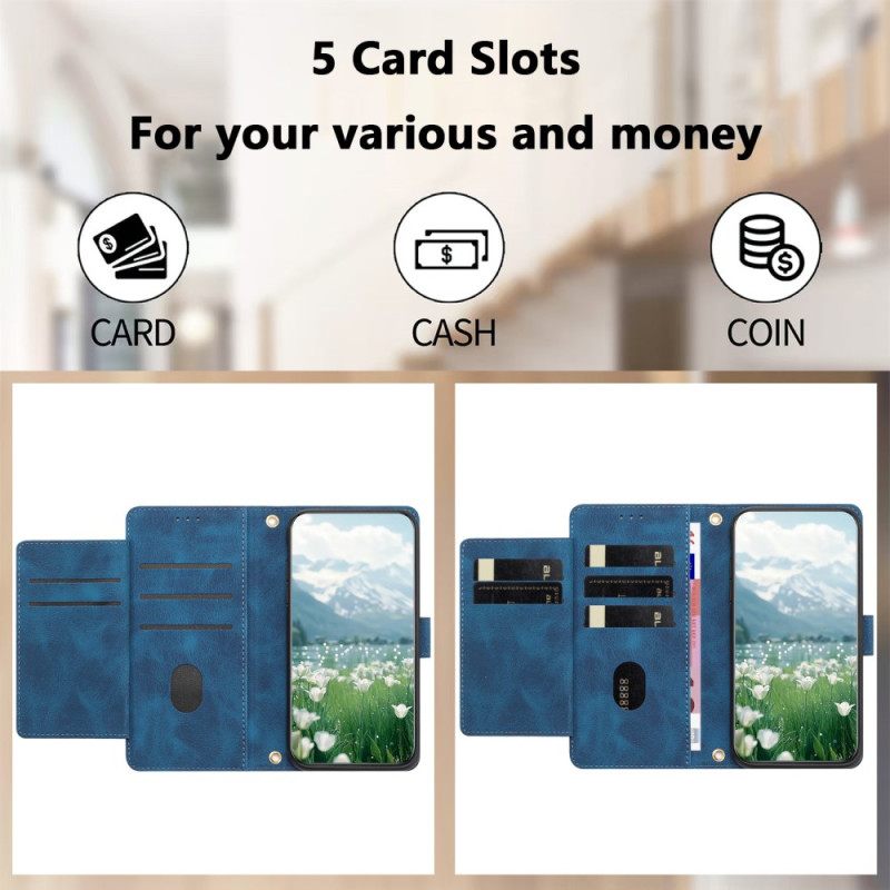 Δερματινη Θηκη Xiaomi Redmi Note 15 Pro 5g Πορτοφόλι Με 5 Υποδοχές Καρτών