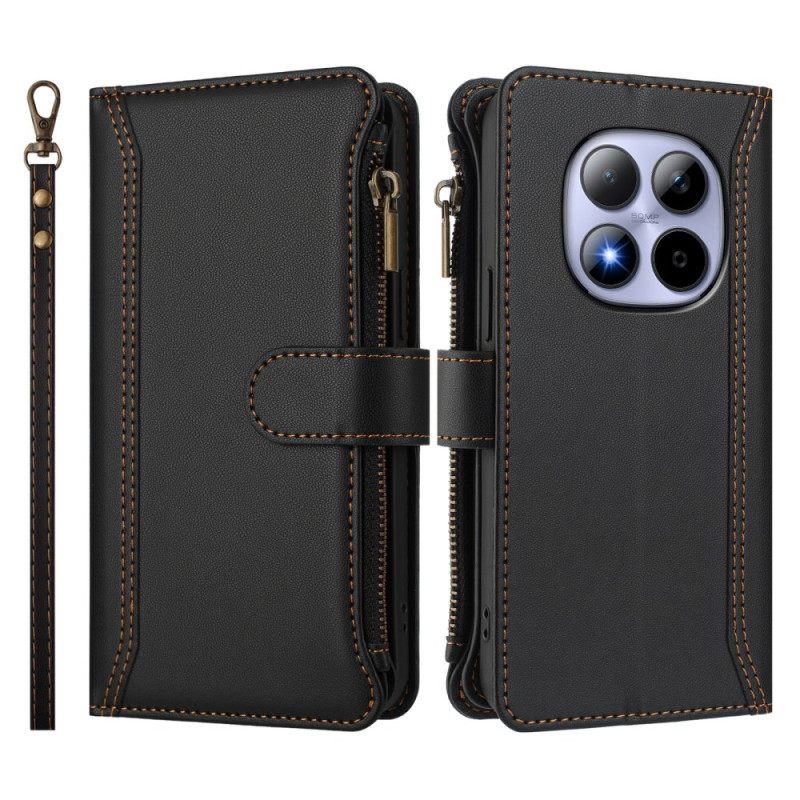 Δερματινη Θηκη Xiaomi Redmi Note 15 Pro 5g Πορτοφόλι Με 9 Υποδοχές Καρτών