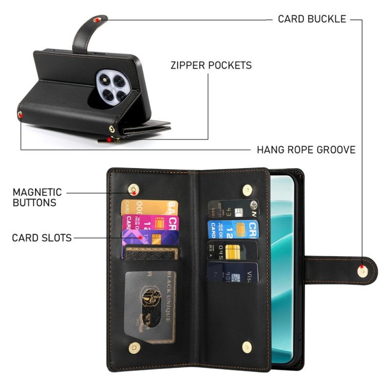 Δερματινη Θηκη Xiaomi Redmi Note 15 Pro 5g Πορτοφόλι Με Λουράκια