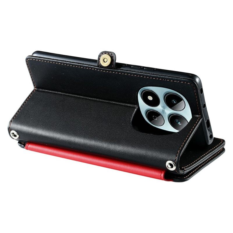 Δερματινη Θηκη Xiaomi Redmi Note 15 Pro 5g Πορτοφόλι Σιλικόνης