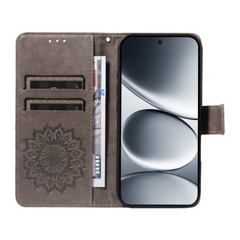 Δερματινη Θηκη Xiaomi Redmi Note 15 Pro 5g Σχέδιο Ηλίανθου Σιλικόνης