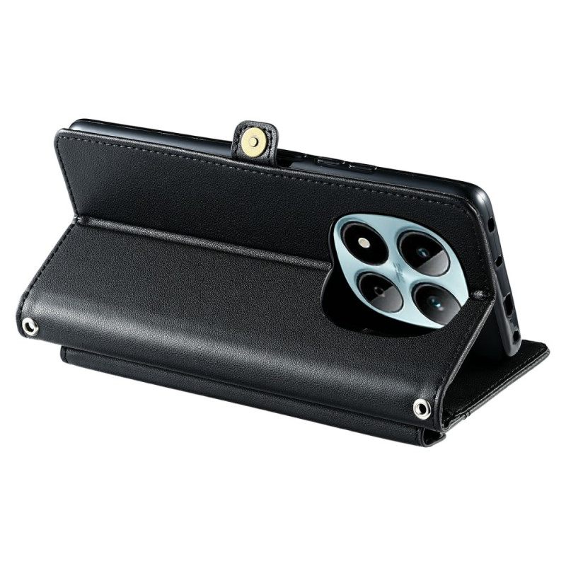 Δερματινη Θηκη Xiaomi Redmi Note 15 Pro 5g Τσάντα Σιλικόνης