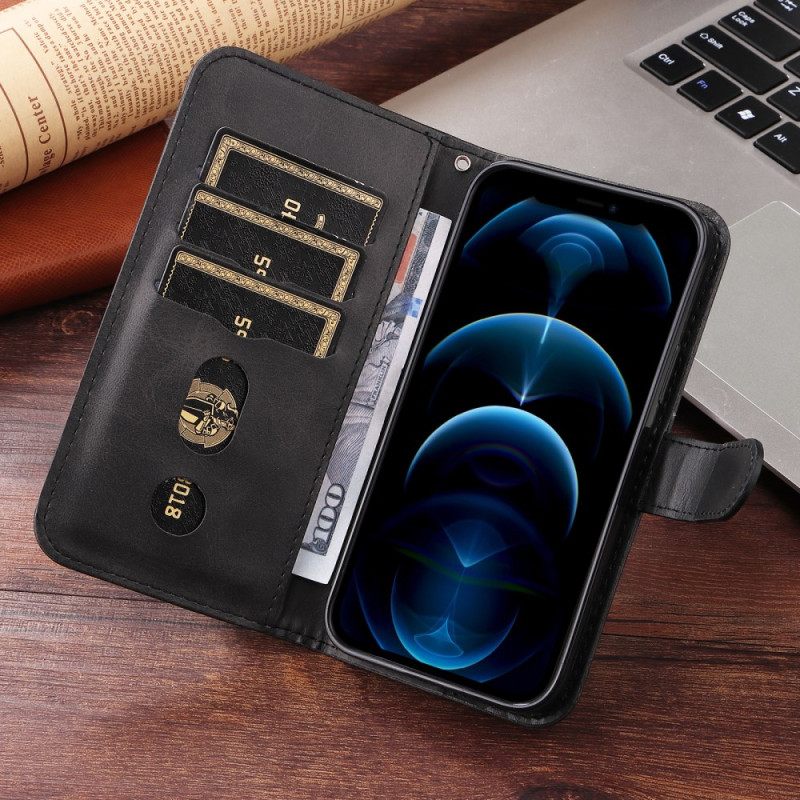 Δερματινη Θηκη Xiaomi Redmi Note 15 Pro 5g Τσέπη Με Φερμουάρ