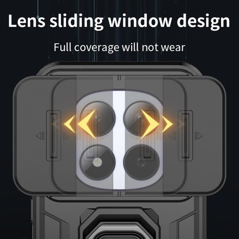 Κάλυμμα Xiaomi Redmi Note 15 Pro 5g Ανθεκτικό Δαχτυλίδι Με Καπάκι Φακού